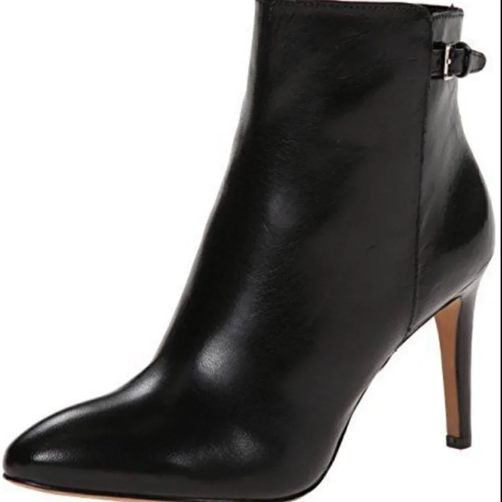 Nine West Powerhour Boot black leather 10